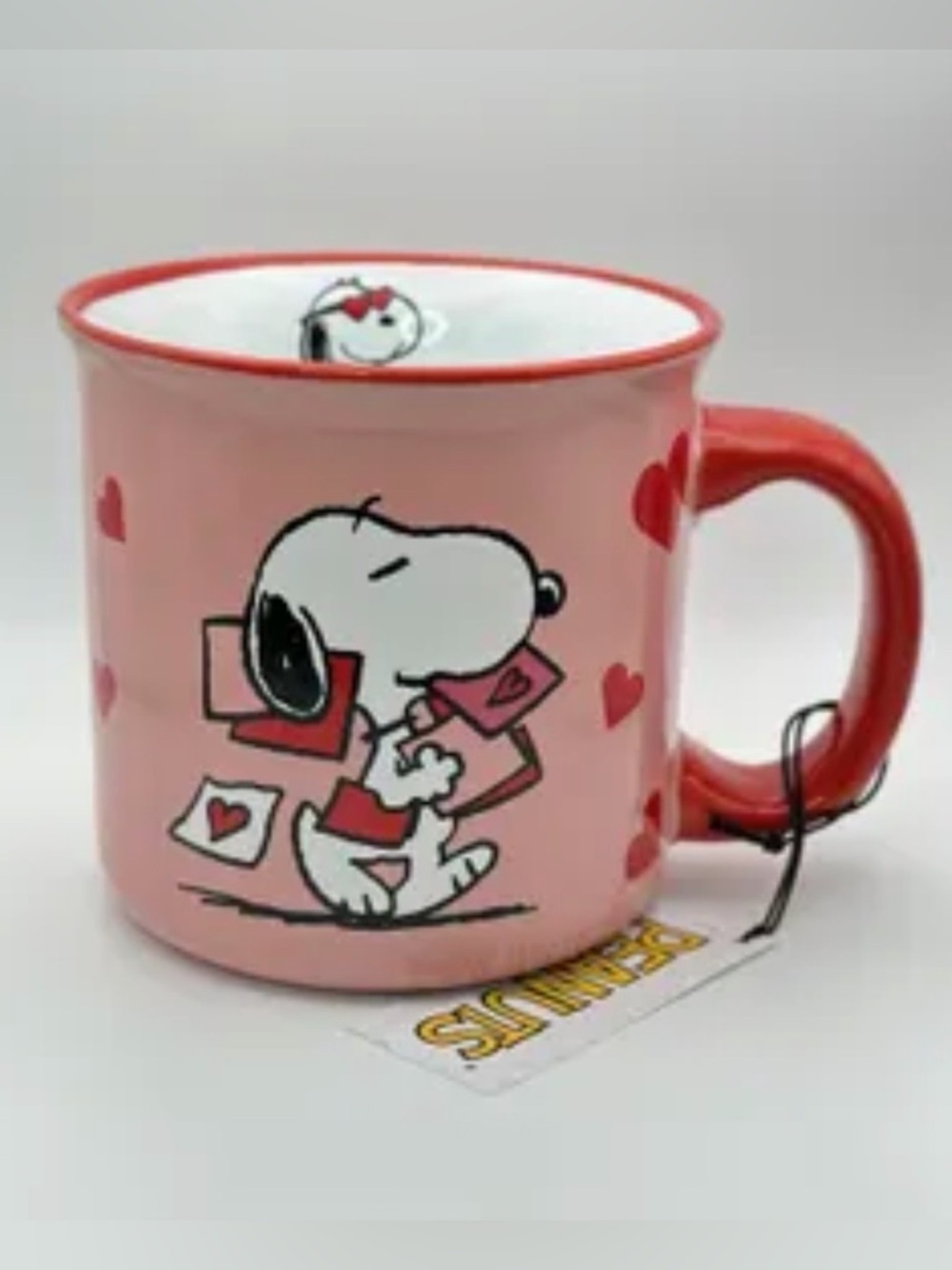 Peanuts Snoopy Valentine’s Love Be Mine Mug Homewares New Heart Letters Girl Cup